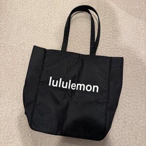 Large Black Lululemon Tote Bag